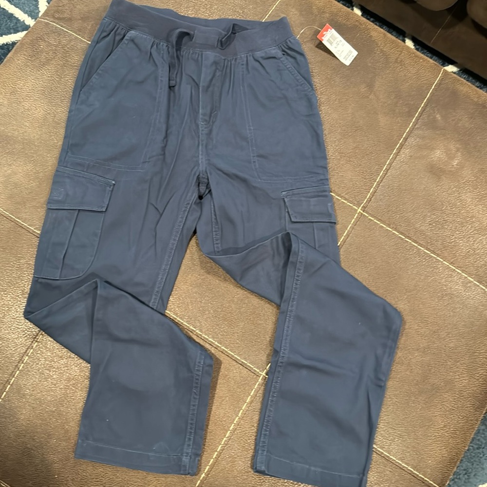 Navy cargo pants